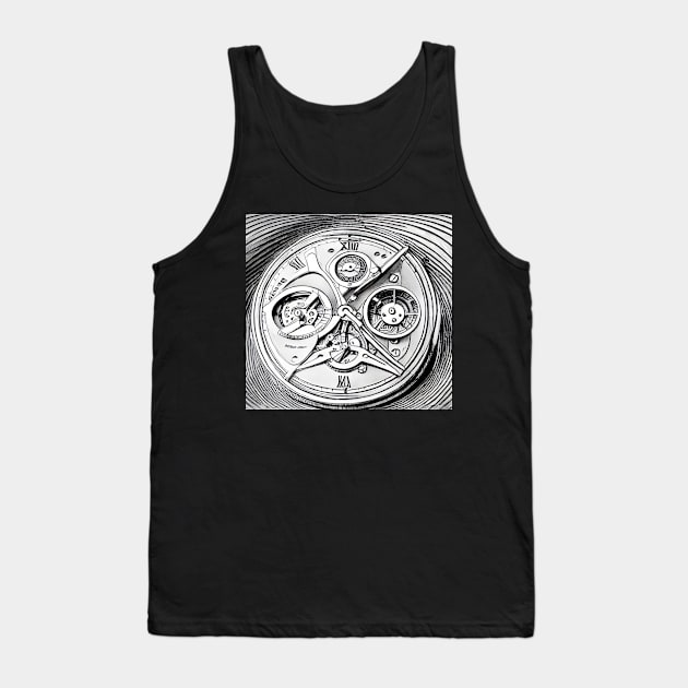 Mechanical Clock Tank Top by Freshmaker